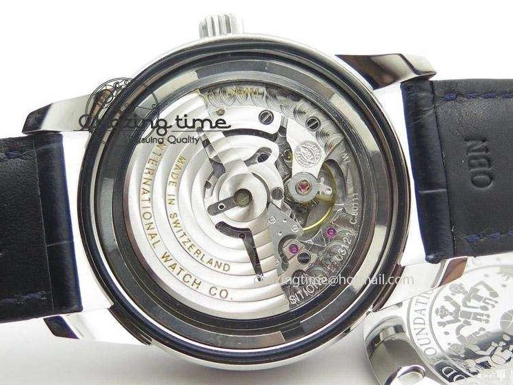 MIROTIME 0728 UrbanChic Ingeniuer St.Laurens SS Blue Dial MK 1:1 Best Edition On Black Leather Strap A 7366